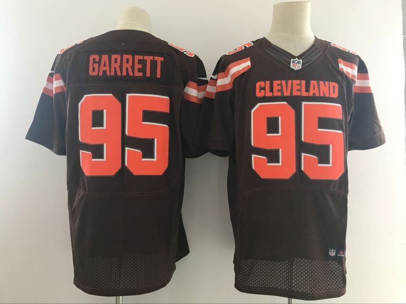Men NFL Cleveland Browns 95 Garrett Brown Nike Elite Jerseys